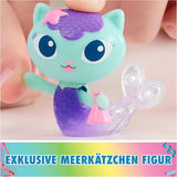 DREAMWORKS GABBY DOLLS HOUSE - Pacchetto mobili Meerkätzchen Bobble Kitty, figura di gatto con mobili e accessori per casa delle bambole, dai 3 anni in su