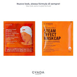 GYADA COSMETICS, maschera per capelli in materiale leggero e rivitalizzante, dona lucentezza e morbidezza, effetto nutriente e riparatore, con cuffia termica, a base di olio di cocco e avocado, maschera per capelli Naty Shop da 60 ml