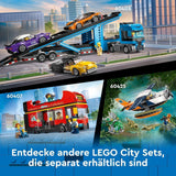 Autobus a due piani LEGO City, autobus giocattolo a due piani, set di veicoli per ragazze e ragazzi dai 7 anni, contiene 5 personaggi, incluso un bambino in carrozzina 60407 Set da costruzione Besuche den LEGO-Store