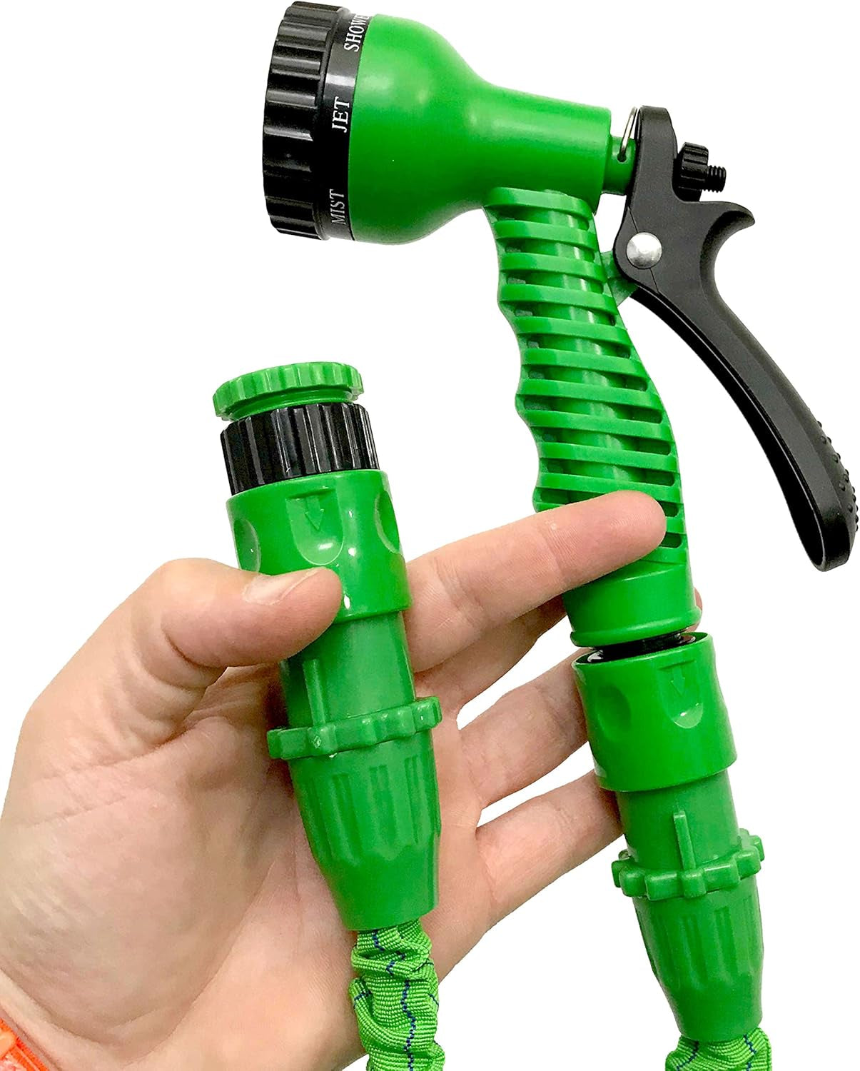C2607A Hose Basic – Tubo estensibile con pressione acqua, verde, 7,5 metri