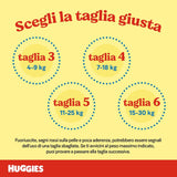 Pannolini Huggies Unistar, taglia 4 (7-14 kg), confezione da 128 pannolini (base)