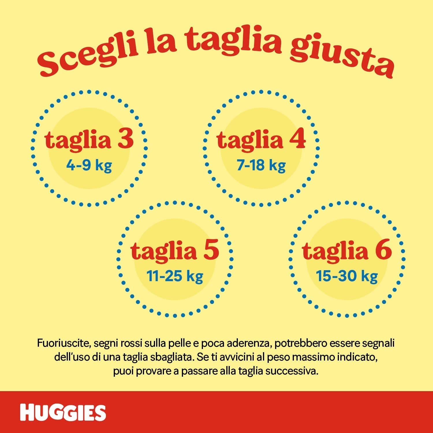Pannolini Huggies Unistar, taglia 4 (7-14 kg), confezione da 128 pannolini (base)