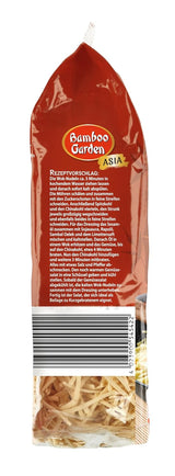 Giardino di bambù - Tagliatelle Wok | Tagliatelle istantanee all'uovo | Mescolare, non è necessaria alcuna precottura | Per piatti asiatici nel wok | 250 g in un sacchetto