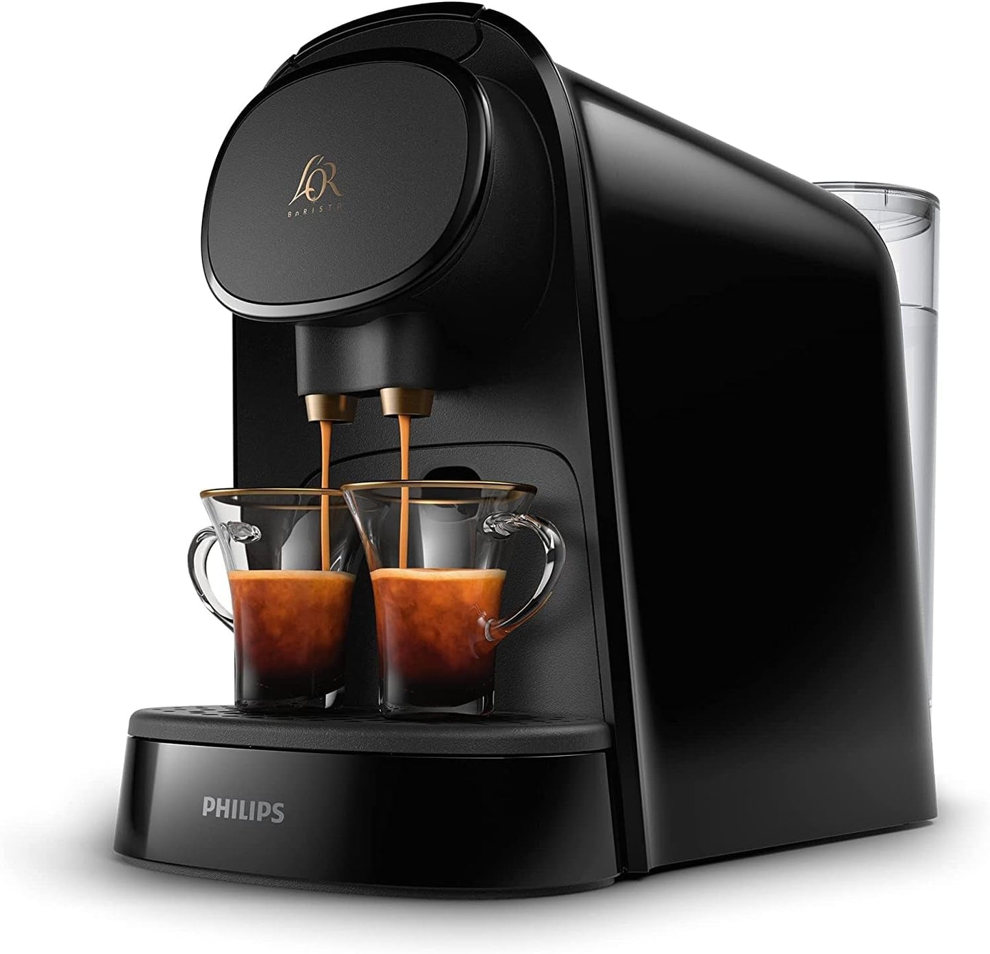 Macchina per caffè espresso a capsule PHILIPS LM8012/60 - Due dosi, Doppio piacere, 1 o 2 tazze, Ristretto, Espresso, Lungo o Grand Café Long, Doppia capsula, Qualità espresso genuino, Piano Black
