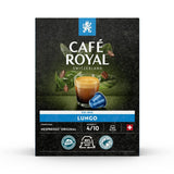 Café Royal aromatizzato al cioccolato fondente, 100 capsule per macchina da caffè Nespresso - 4/10 intensità - zertifiziert UTZ, in alluminio e lungo 36 capsule per macchina da caffè Nespresso - 4/10 intensità