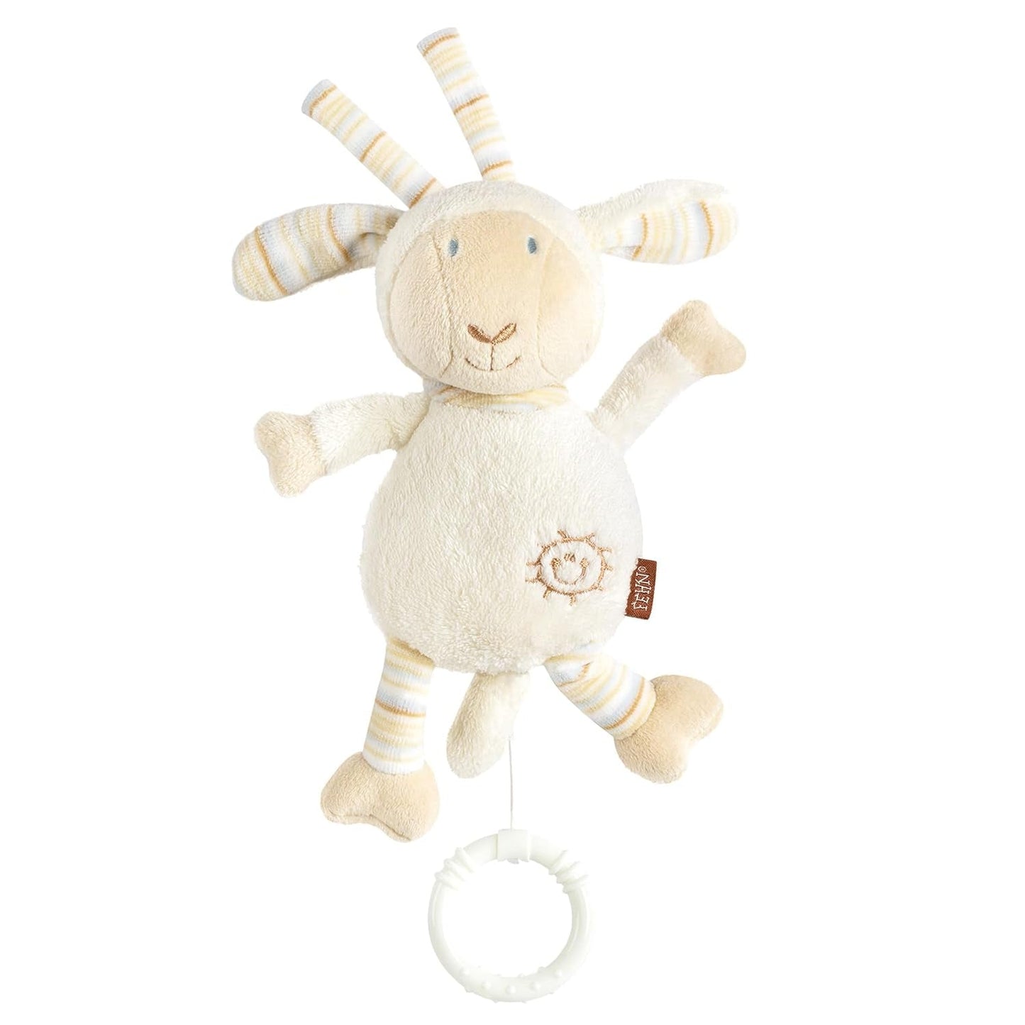 Carillon Fehn pecora per addormentare il bambino - peluche con attacco - canzone per addormentare "la ninna nanna di Brahms" - giocattolo per bambini da viaggio e a casa - giocattoli musicali per neonati e bambini Baby Toys Naty Shop Pecore