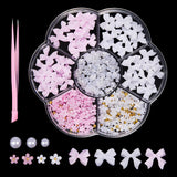 GZMAYUEN 920 pezzi perle per unghie con retro piatto oro argento per unghie, perle per unghie beige bianco Halbrunde, piccole perle con retro piatto Halbrunde per decorazioni per nail art fai da te