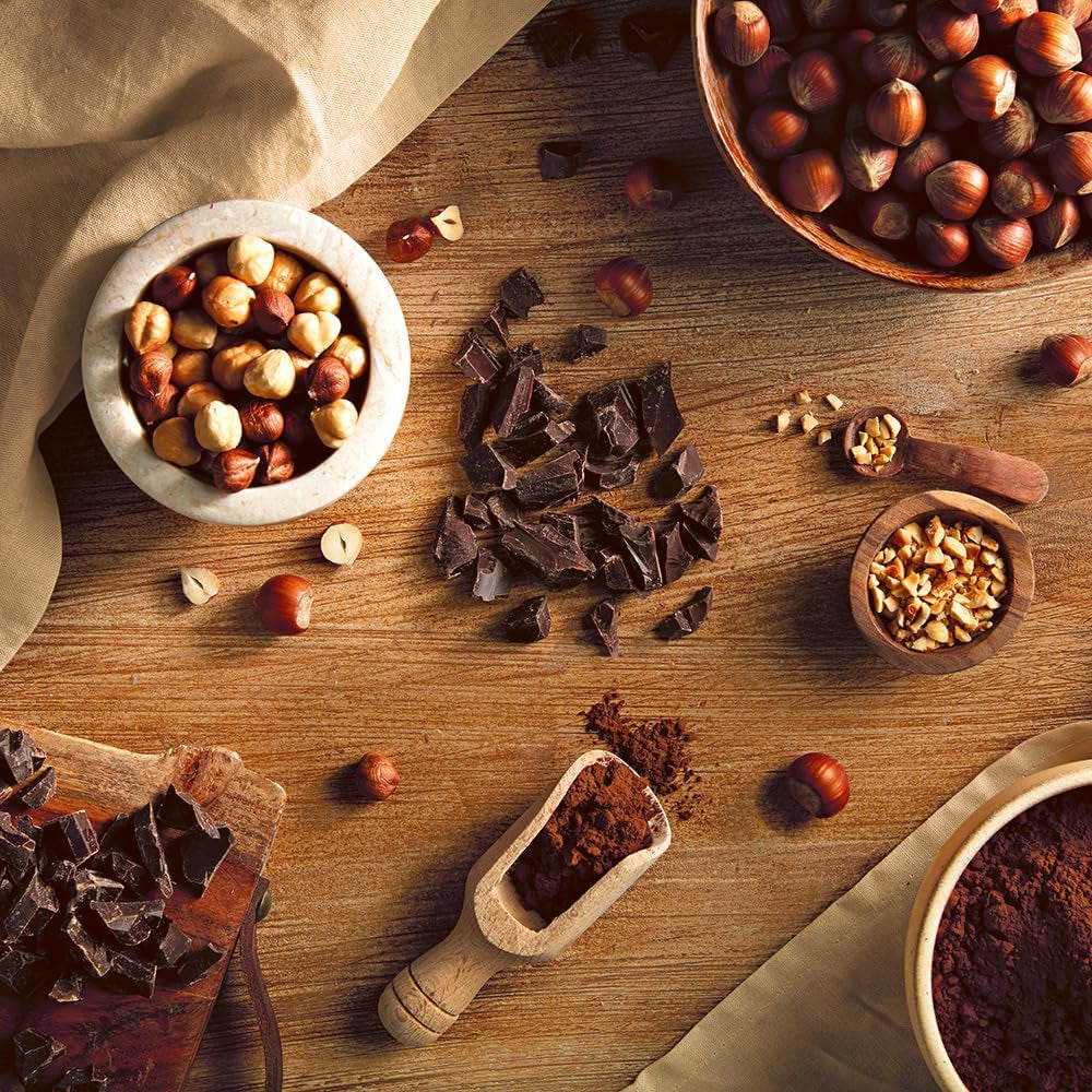Cioccolatini con ripieno di cioccolato al latte e nocciola, scatola da 200g