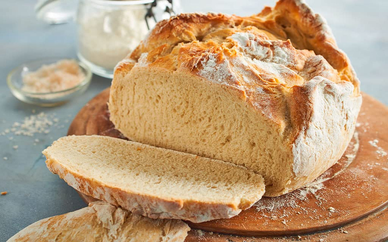 RUF Lievito Madre Sauerteig, Milder Weizen-Sauerteig, Mutterteig, Kurze Teigruhe Durch Enthaltene Trockenhefe, Lievito Madre Getrocknet Für Brot, Baguette, Focaccia, 3X35G Miscela per panificazione e cottura Naty Shop