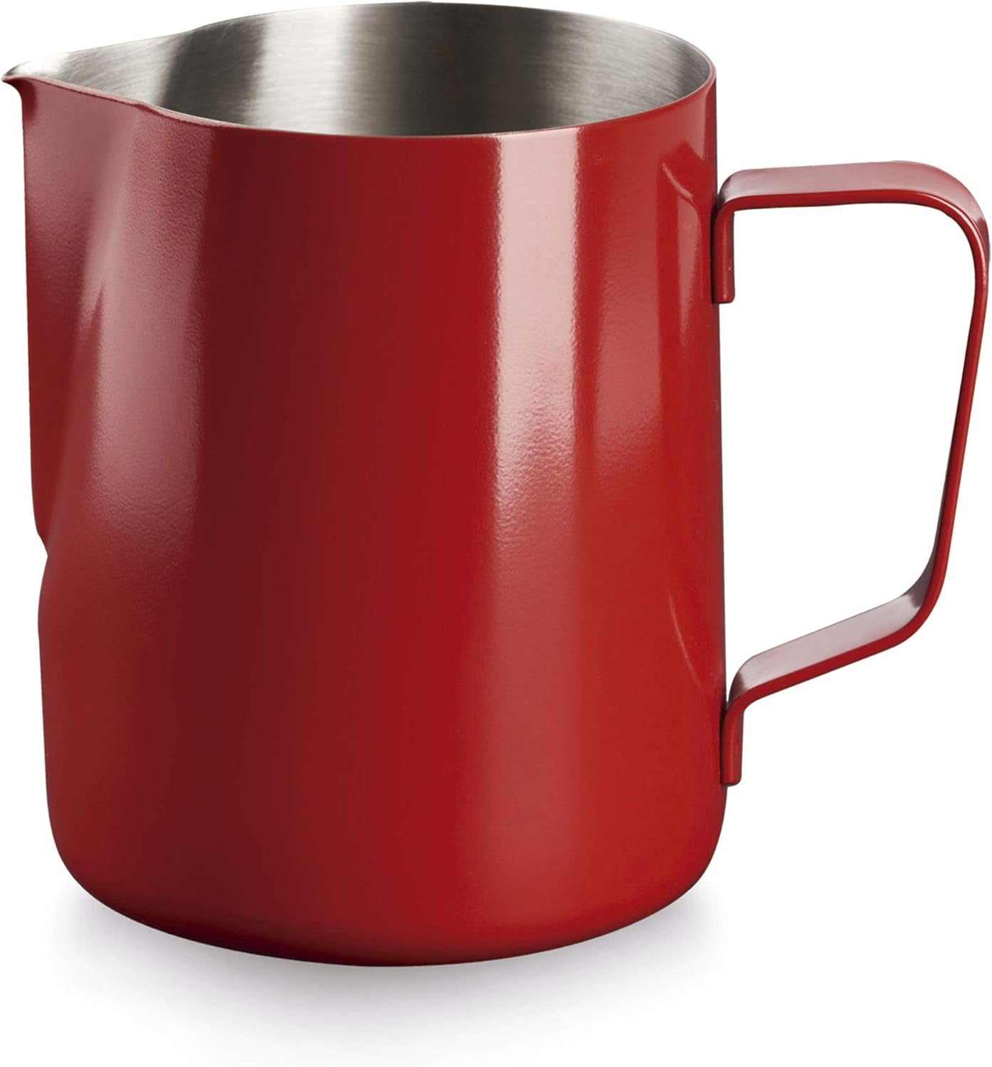 58251 58151 Tazza da latte 18/10, rossa, acciaio inossidabile
