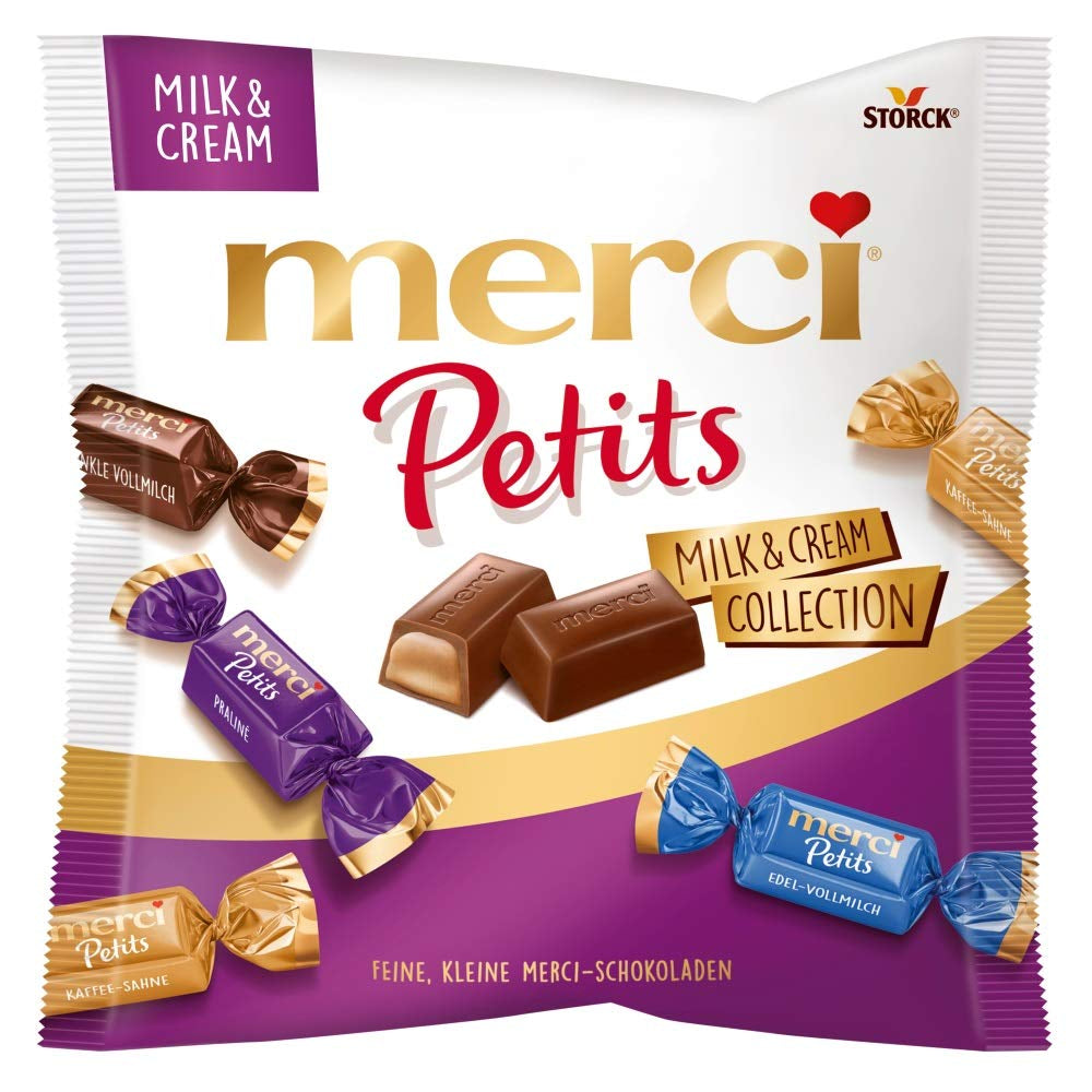 Collezione Milk&Cream (1 x 125g) / Cioccolatini pregiati in 4 assortimenti