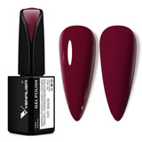 VENALISA Smalto per unghie UV arancione corallo 15ml Smalto per unghie gel per lampada UV per unghie Modelli di smalto gel arancione corallo trasparente per design delle unghie fai da te