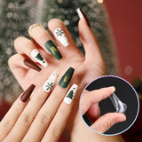 Unghie Finte Extra Lunghe Trasparenti 240 Pezzi Unghie Finte Mezza Copertura Unghie Finte Quadrate Dritte Estensioni per Unghie Alla Francese per Saloni di Nail e Nail Art Fai da Te