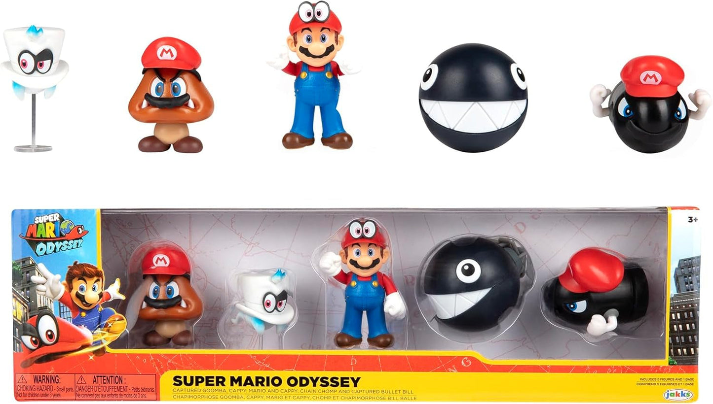 Ksruee Super Mario Mario Odyssey Confezione da 5,6 cm Action Figures Naty Shop Titolo predefinito