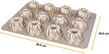 Birkmann, Contoura, Gugelhupfblech Violet, Backform Aus Aluguss, Mit Antihaftbeschichtung Und Rezept, 887077 Stampi e teglie per dolci Naty Shop