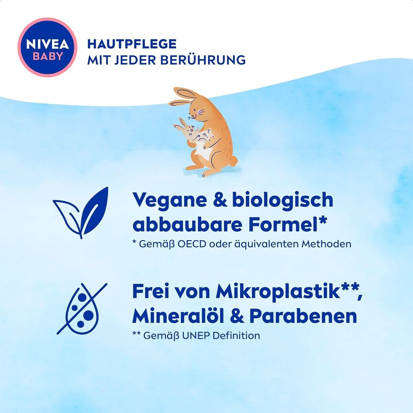 NIVEA BABY Soft & Cream Feuchttücher, Baby Feuchttücher Zur Sanften Reinigung Empfindlicher Babyhaut, Hypoallergene Feuchttücher Für Babies Mit Mandelöl und Vitaminen (4 X 57 Stück) Naty Shop