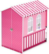 Teamson Kids - Casa delle bambole Dreamland City Café 30 cm - Rosa/Bianco/Nero