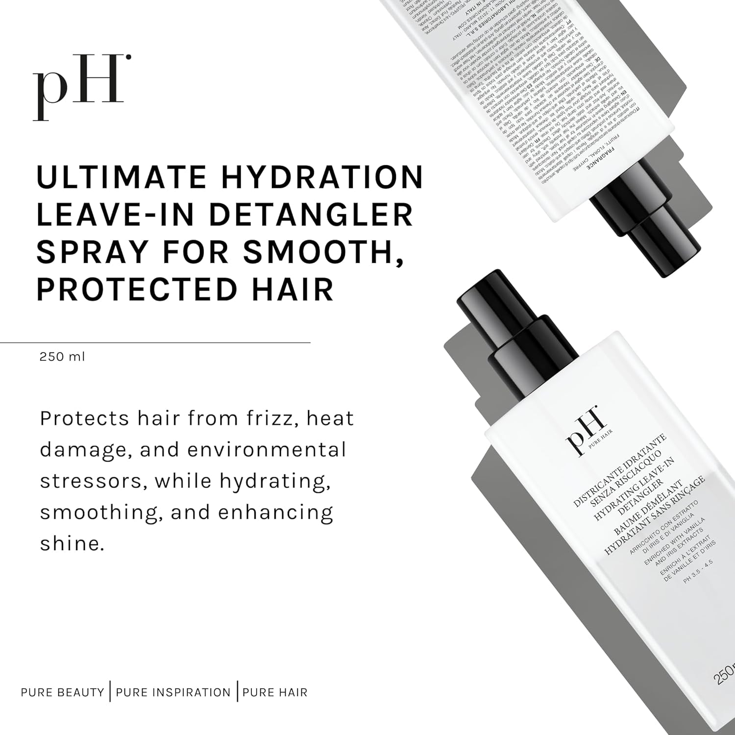 Prodotti districanti per capelli senza risciacquo con pH idratante 250 ml Prodotti districanti per capelli Naty Shop