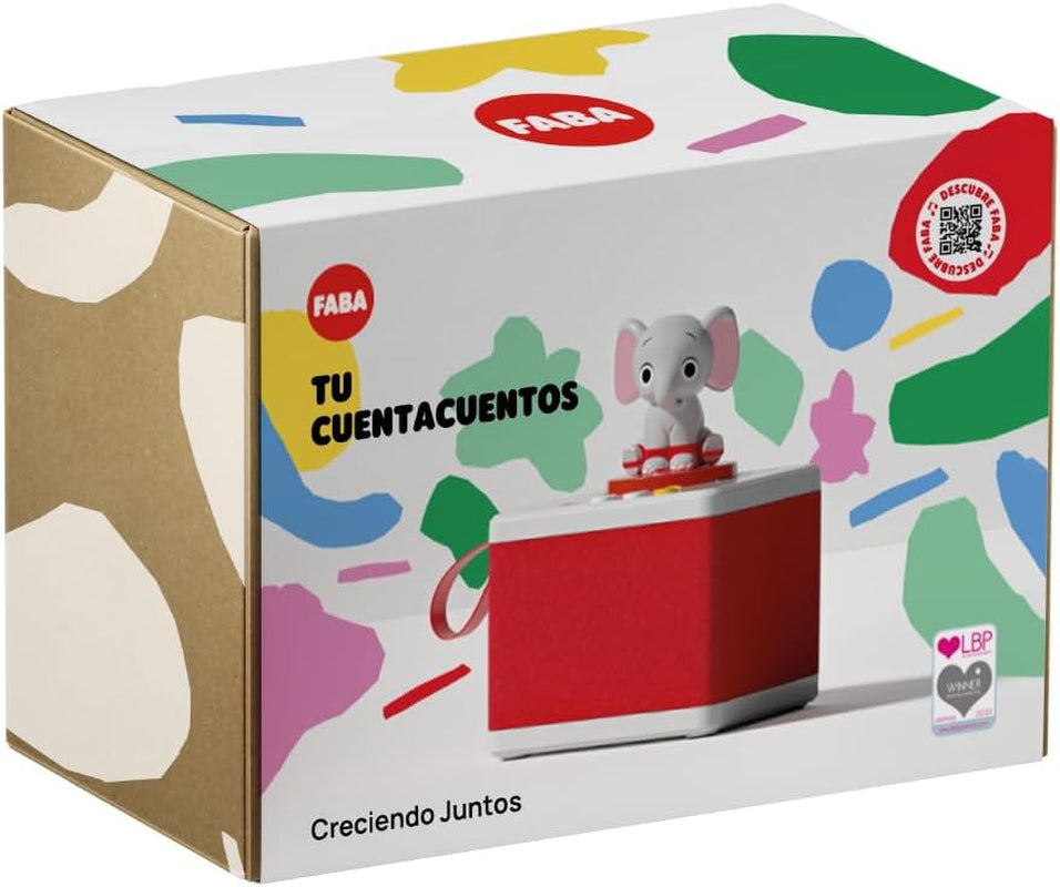 - Storie per ragazze e ragazzi, oratore con il personaggio dell'elefante, gioco educativo, contenuti in spagnolo, adatto a partire da 0 anni Bebe Toys Naty Shop