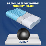 Cuscino per il collo rinfrescante per alleviare il dolore al collo Cuscini per dormire in memory foam Cuscino cervicale per dolori al collo e alle spalle Cuscino da letto ergonomico Cuscino di supporto per il collo per chi dorme sulla schiena Cuscini ortopedici cervicali Naty Shop