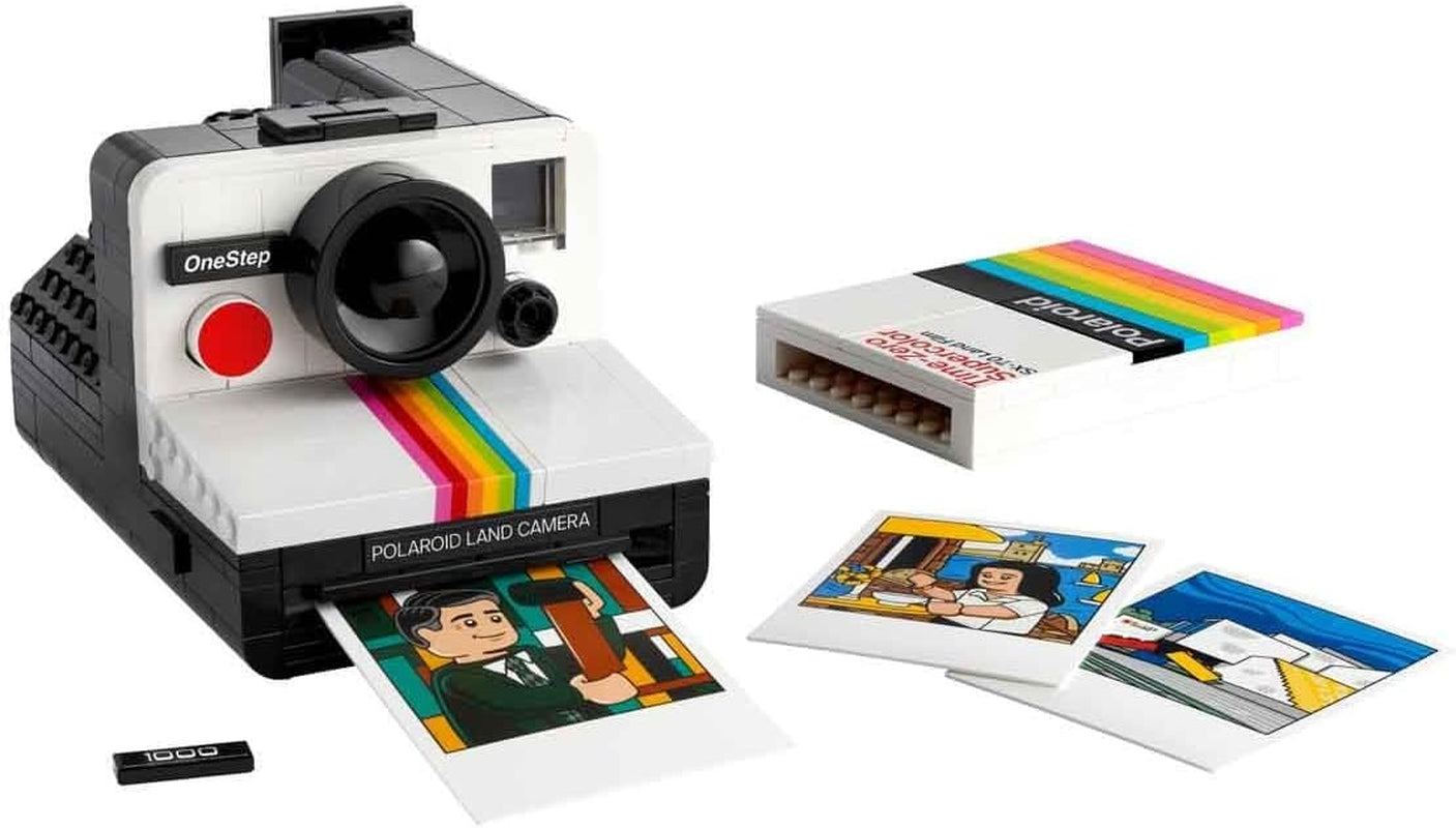 LEGO Ideas Polaroid Onestep SX-70 Set fotocamera per adulti, da collezione con dettagli autentici, attività creativa, regali fotografici per donne, uomini, lui, lei e adolescenti 21345 Set da costruzione Besuche den LEGO-Store