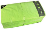 250 tovaglioli 3 veli 1/4 piega 33 Cm X 33 Cm verde mela
