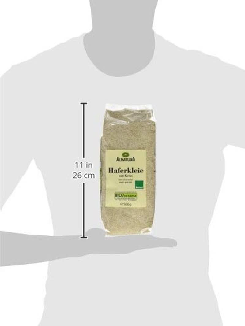 Crusca d'avena biologica con germogli, 500 grammi Cereale Naty Shop