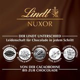 Cioccolata Lindt | Miscela per borsa NUXOR | 103g| Cubi Cremosi di Cioccolato Gianduja in Tre Assortimenti con Nocciole Intere Tostate | Regalo di cioccolato