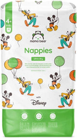 Mama Bear Disney Pannolini Ultra Dry Taglia 4 (8-14 kg), Bianco, 84 Pezzi (1 Confezione) Naty Shop Taglia 4+ (9-15 kg) Confezione Singola