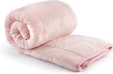 Coperta Sherpa ponderata Emma Barclay, 127 x 152 cm, rosa cipria Emma Barclay Letti e coperte