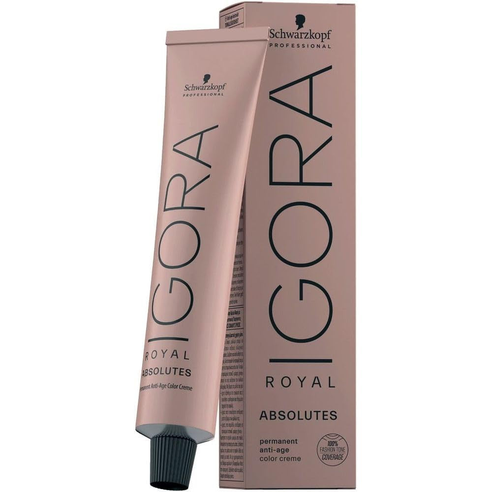 Tintura per capelli Igora Royal Absolute Age Blend, 7-560 Biondo medio cioccolato dorato, 60 ml Naty Shop Tintura per capelli 7-560 60 ml (1 confezione)