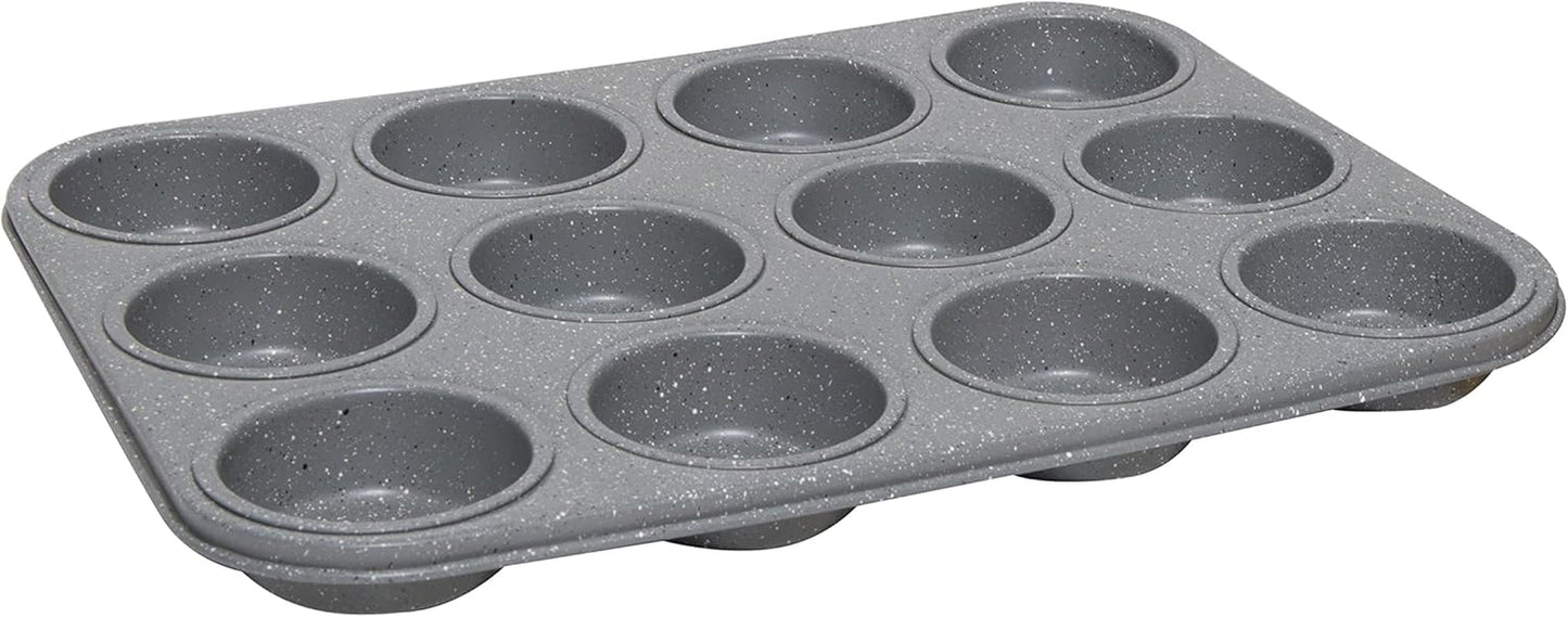 Masterchef MCA-MUF Muffinform Für 12 Cupcakes Muffinblech Aus Karbonstahl, Acciaio Inox, Stahl Stampi e teglie Naty Shop
