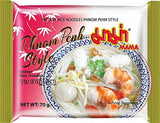 MAMA Phnom Phenh Noodles di Riso Istantanei – Noodles di Riso Istantanei in stile Orientale – Cucina Thai autentica – 12 x 70 g