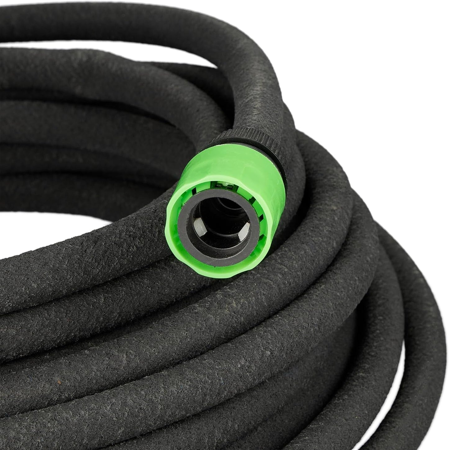 Relaxdays Tubo Antigoccia 25m Tubo per Irrigare Strati Alti e Siepi Tubo da Giardino Nero