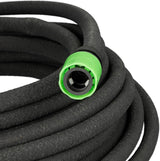 Relaxdays Tubo Antigoccia 25m Tubo per Irrigare Strati Alti e Siepi Tubo da Giardino Nero