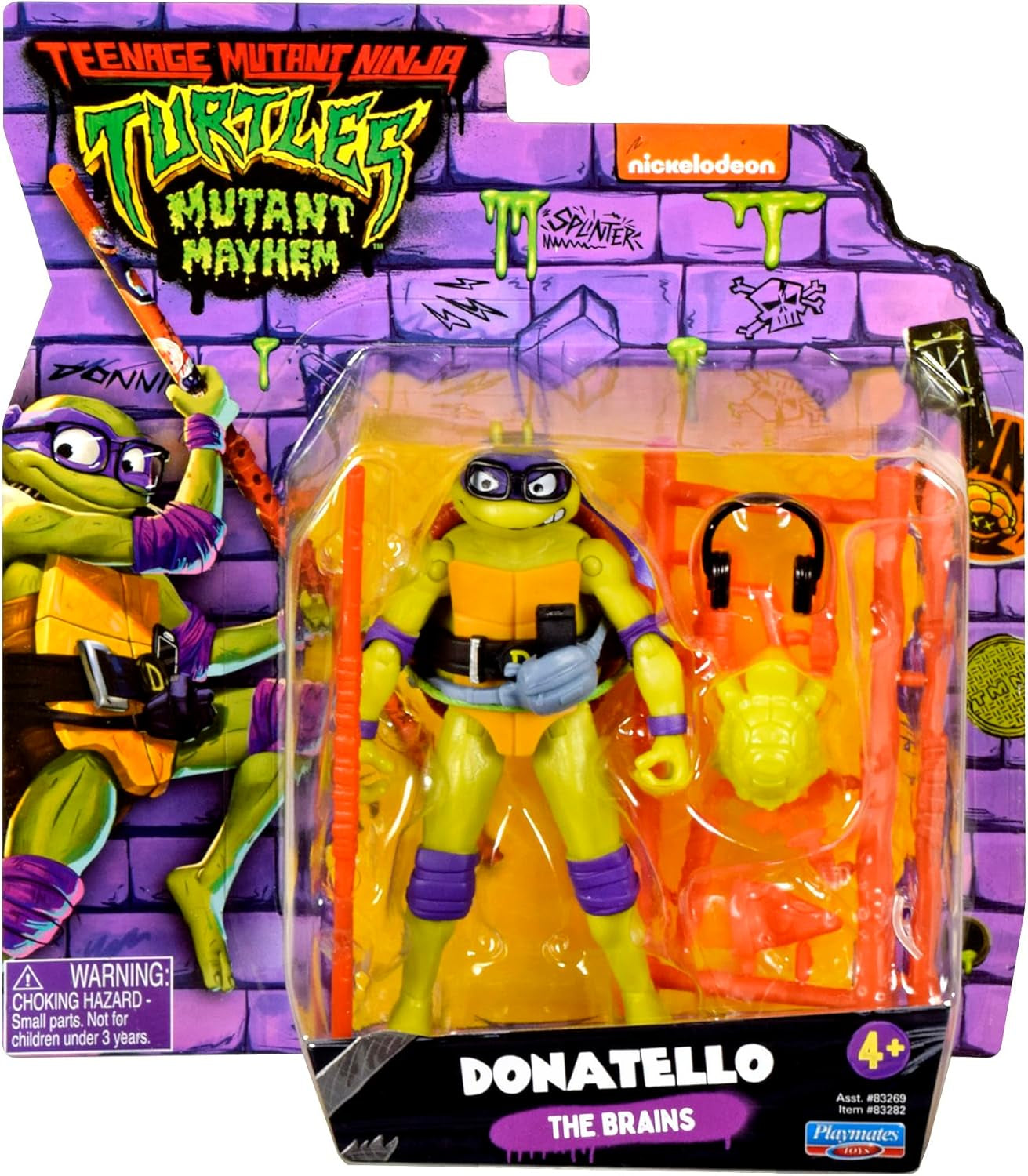 TEENAGE MUTANT NINJA Tartarughe - Donatello Figura base Action figures Naty Shop