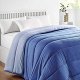 Pikolin Home - Trapunta reversibile 300 G - imbottitura nordica bicolore - per letto 100/105 - comoda, calda, traspirante, verde, 180 X 220 cm Trapunte e trapunte Naty Shop
