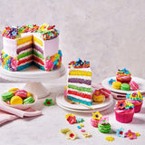 Funcakes Colorante alimentare in gel viola: colorante alimentare altamente concentrato per impasti, panna, fondente, marzapane, pasticcini, dosaggio facile, gocce singole per creare colori vivaci, Halal, 30 g