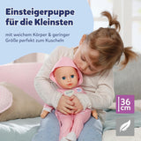 BABY Born Hannah Gioca con me - Bambolina con 5 funzioni - Corpo in materiale morbido compresi accessori - Bambola da 36 cm - Funziona a batteria - Adatto a bambini da 1 anno