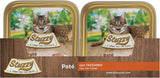 Mister Nassfutter für ausgewachsene Katzen, Turkey, Line Pastete und Fleisch in Stücken, totale 3,2 kg (32 Becher x 100 g)