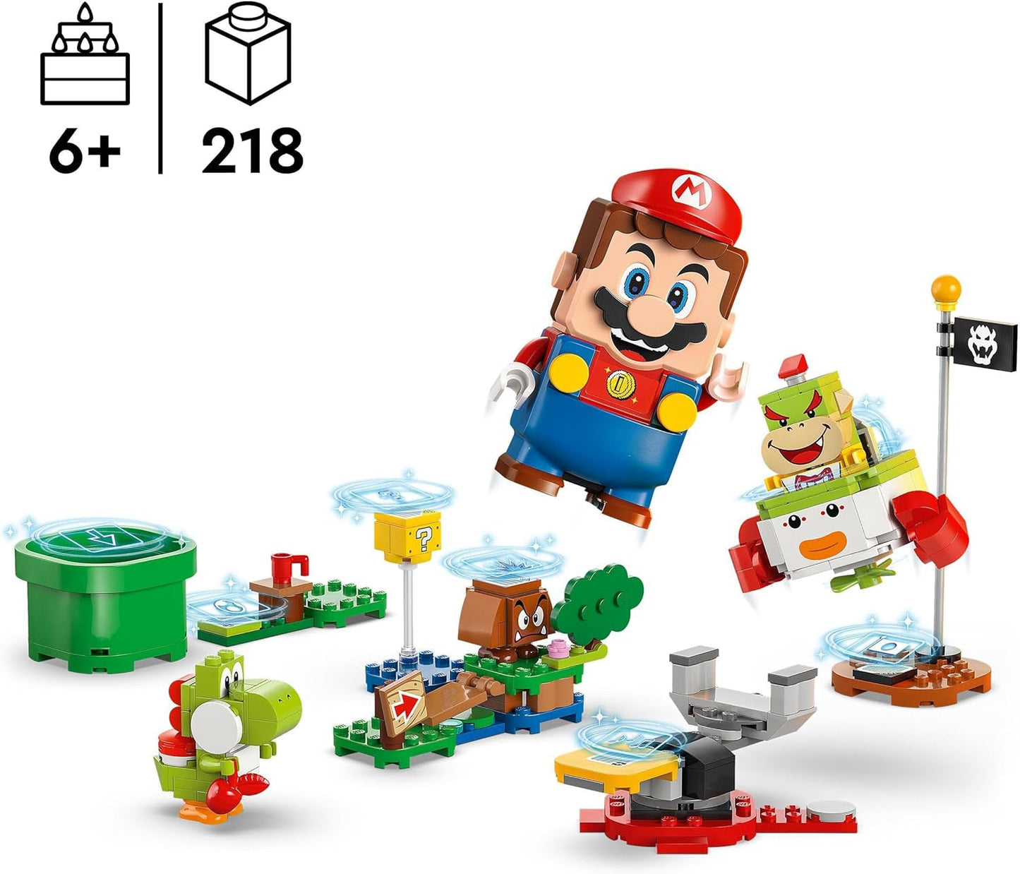 LEGO Super Mario Adventure con Mario interattivo, set carretto del clown junior, Yoshi giocattolo, regalo Nintendo per ragazzi, ragazze e giocatori dai 6 anni in su 71439 Set da costruzione Acquista dal negozio LEGO