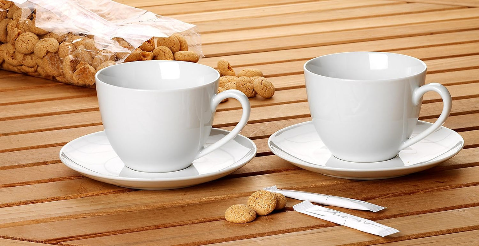 Set cappuccino Ritzenhoff & Breker Bianco, 4 pezzi, 300 ml