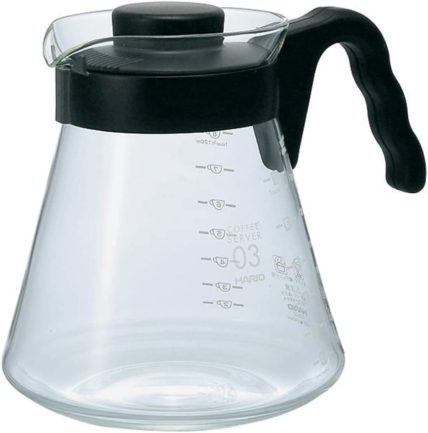 4977642019126 Caraffa per servire caffè V60 700 ml VCS-02B, vetro, incolore, 17,3 x 14,1 x 13 cm