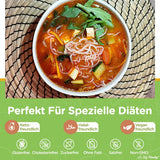 Elf-Family 270g x6er Box (confezione da 12) Bio Konjak Nudeln Ultra Low Carb Shirataki Nudeln Vegan Glutenfrei-Instant Nudeln ohne kohlenidrato/Keto/Kalorienarme/Fettfrei/Zuckerfrei -Spaghetti MHD: 12/11/2026