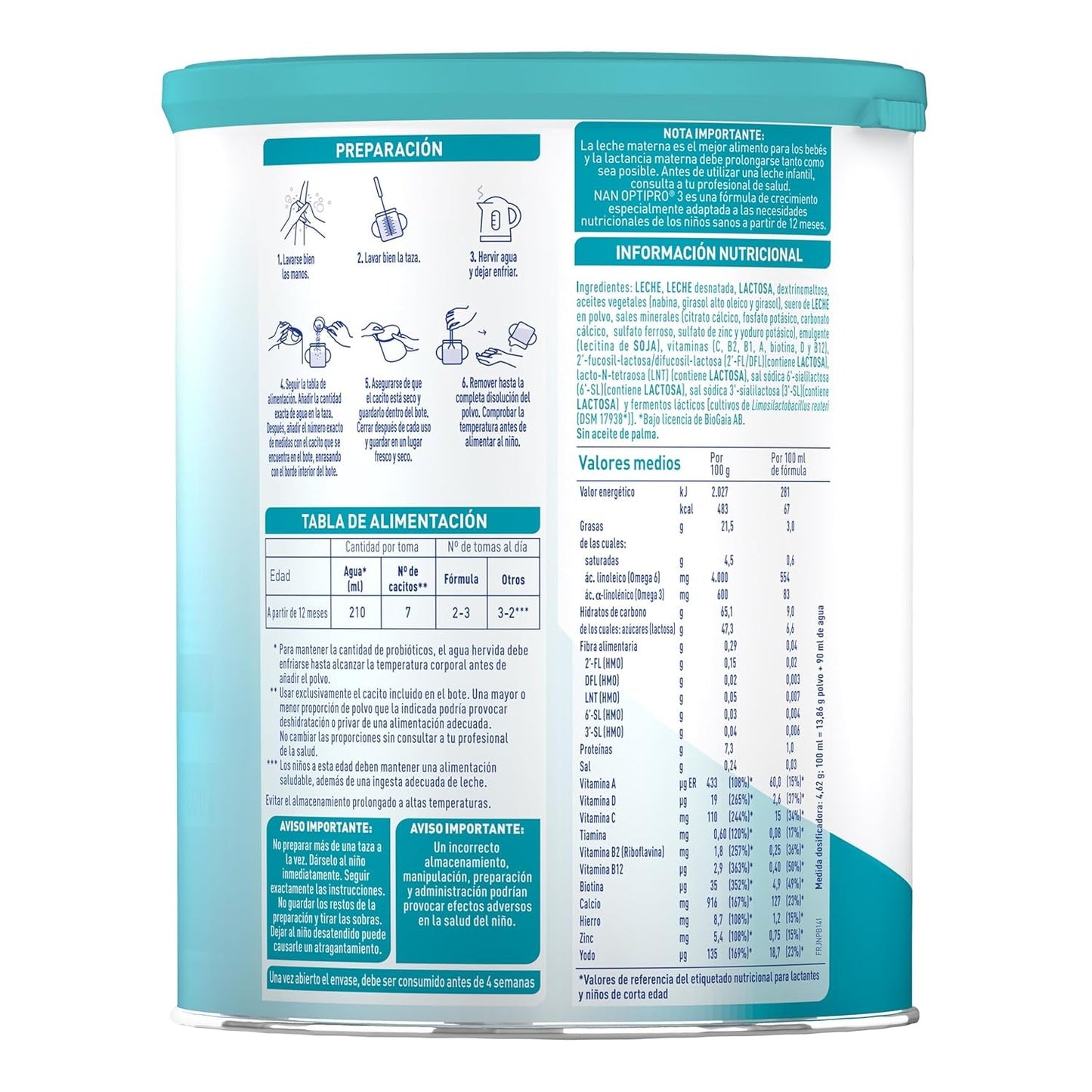 Latticini 3 BAMBINI 800 G