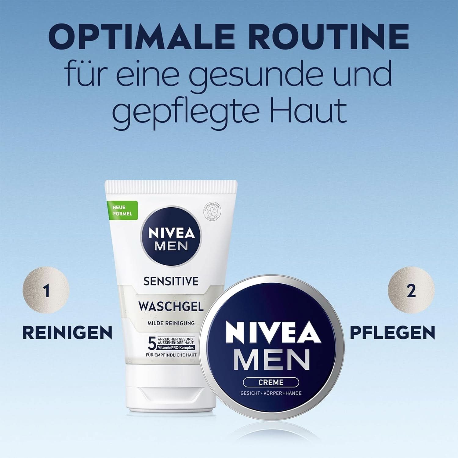 NIVEA MEN Creme, crema nutriente per la pelle con vitamina E, 150 ml Naty Shop