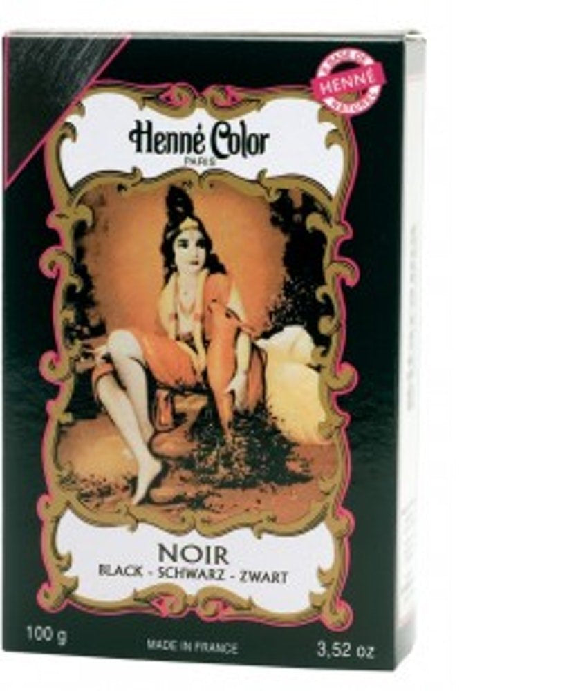 Henné Color Polvere di Henné Rame 100 g Tintura per capelli Naty Shop Nero 100 G (1 confezione)