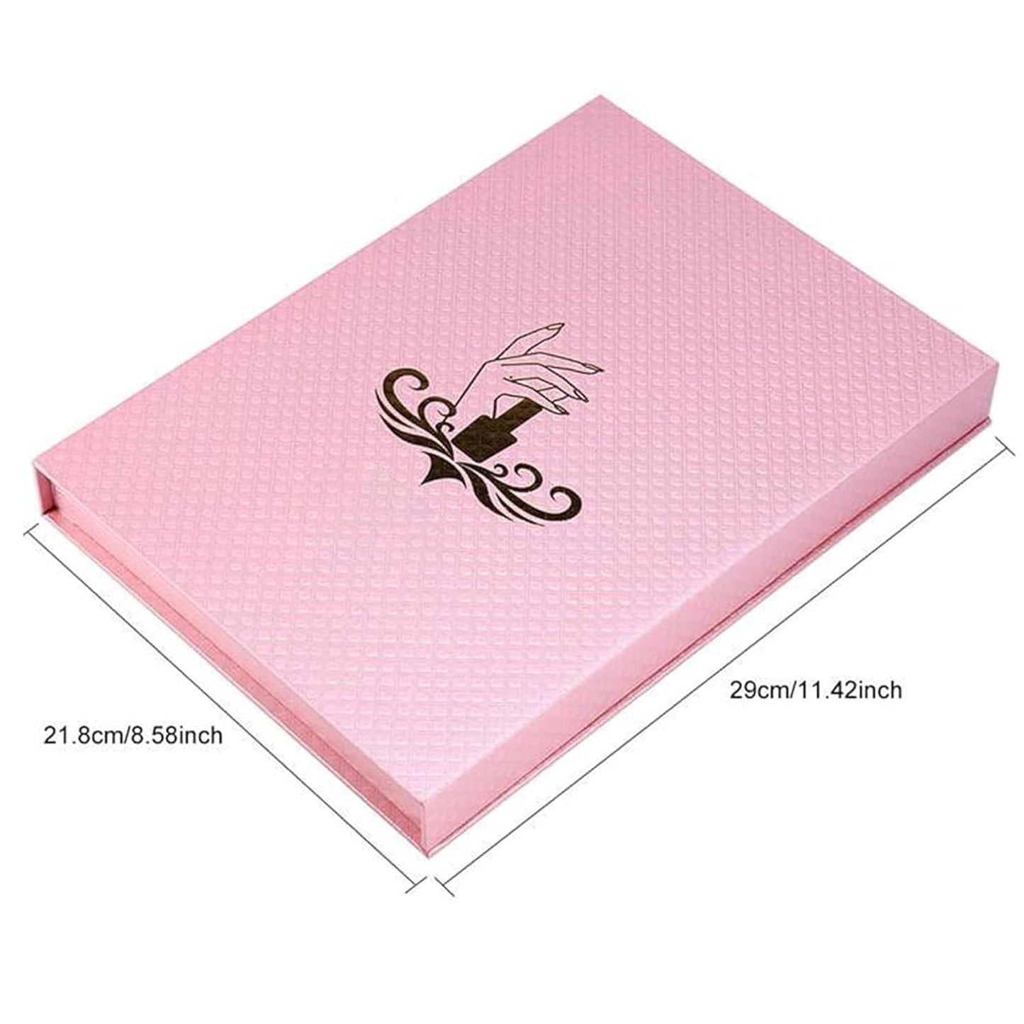 Tavolozza di smalti per unghie a 216 colori, espositore per unghie, piastre per carte colorate per smalto, cartella colori per unghie, accessori per smalto per unghie