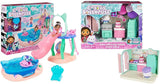 Casa delle bambole di Gabby, set da gioco Purific per la festa in piscina con i personaggi di Gabby e Suricato e camera Deluxe, dolci da forno, cucina da dolci