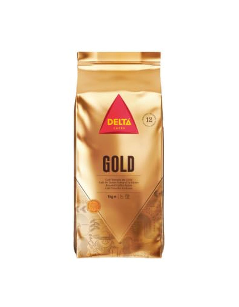 Caffè Naturale Delta Gold - Chicchi Interi da 1 kg - Miscela Premium Arabica e Robusta